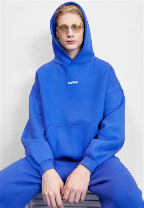 Blaue Hoodies 